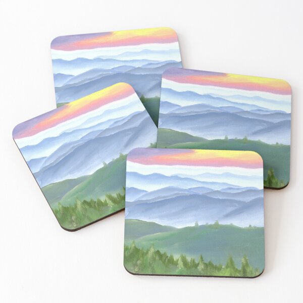 Item preview, Smokey Mountains Painting designed and sold by beparkerart.