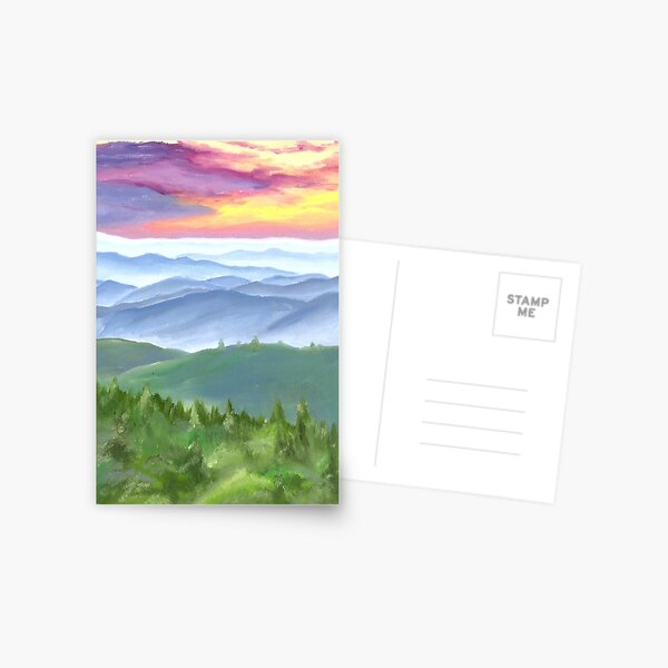 Item preview, Smokey Mountains Painting designed and sold by beparkerart.
