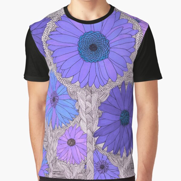 Gerbera Daisy- Purple Graphic T-Shirt