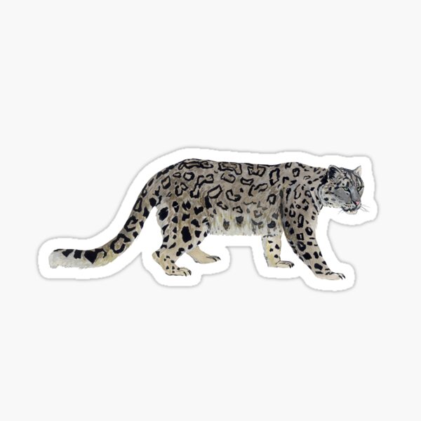 Snow Leopard sticker – Big Moods