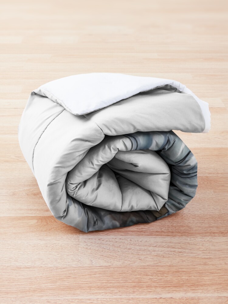 Alternate view of Sea Otter Sketch Comforter