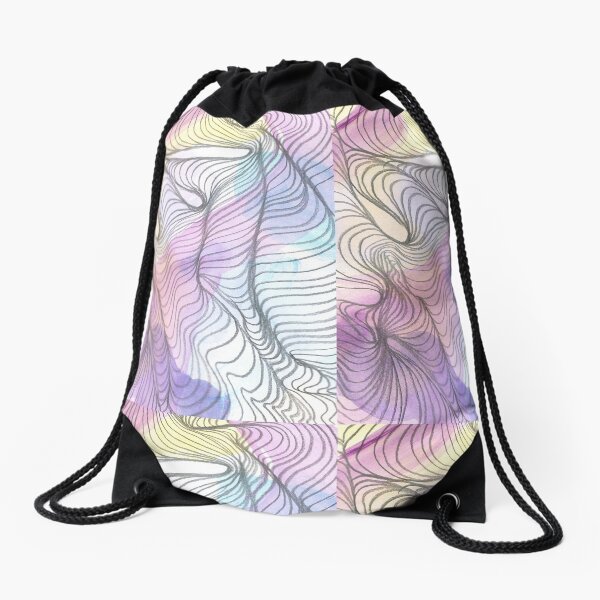 Wave Drawstring Bag