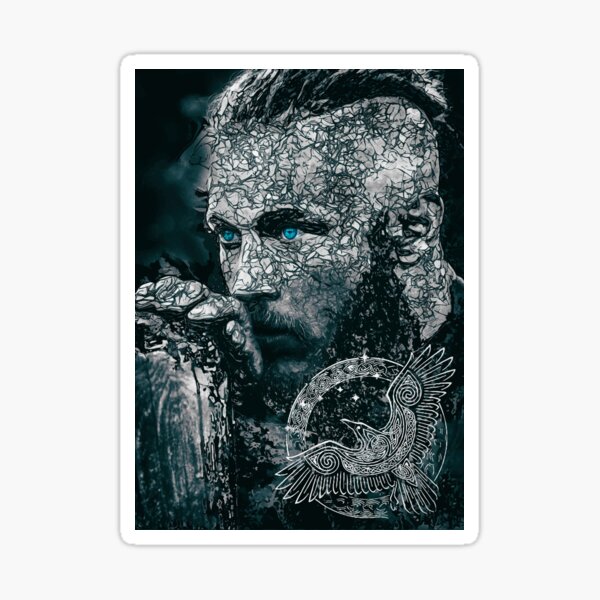 KING RAGNAR LOTHBROK - VIKINGS Sticker