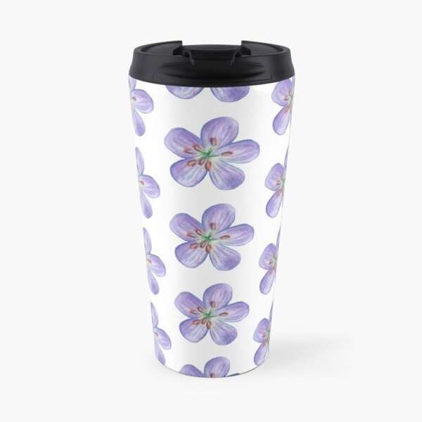 Purple Phlox Travel Mug