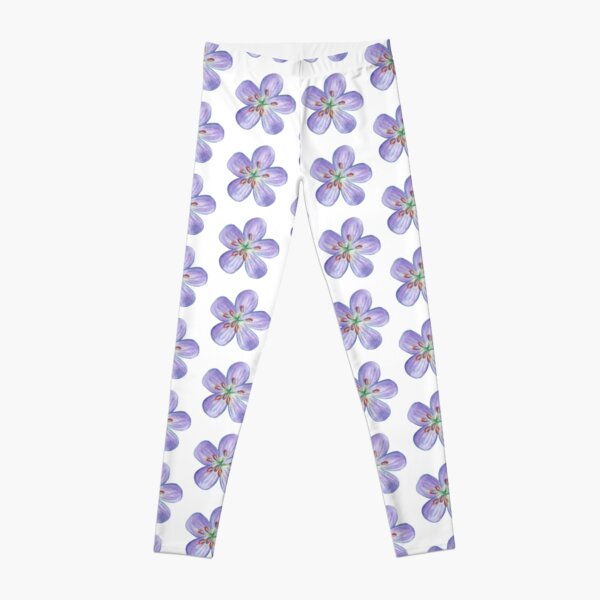 Purple Phlox Leggings