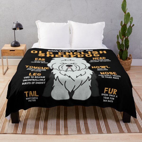 Item preview, Anatomy of Old English Sheepdog Dog designed and sold by rafaeltto.