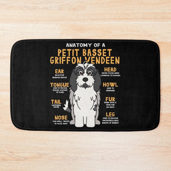 Item preview, Anatomy of Petit Basset griffon vendeen Dog designed and sold by rafaeltto.