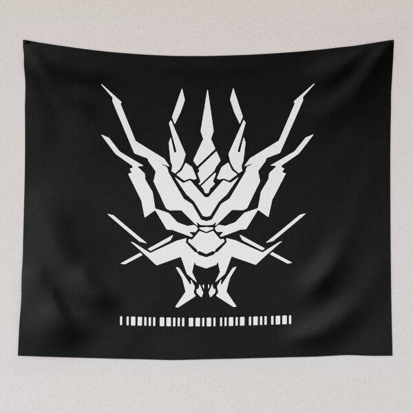 Item preview, Arknights - Great Lungmen Logo (white) designed and sold by ASTlogo.