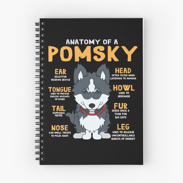 Item preview, Anatomy of Pomsky Dog designed and sold by rafaeltto.