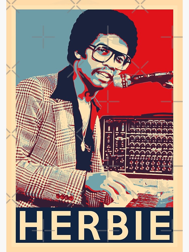 Herbie Hancock Hope Poster - Sizes of Jazz Musician History 