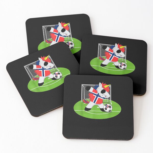 Item preview, Dabbing Soccer Unicorn Norway Norwegians Football T Shirt designed and sold by David-Warner.