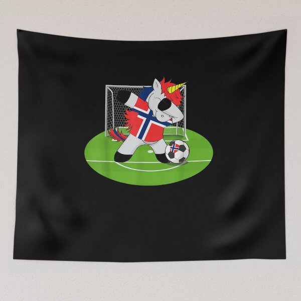Item preview, Dabbing Soccer Unicorn Norway Norwegians Football T Shirt designed and sold by David-Warner.
