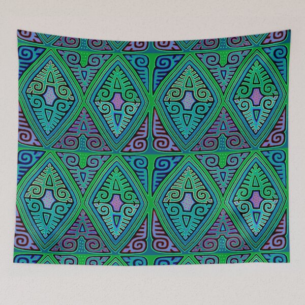 Item preview, San Blas Indian Diamond Mola designed and sold by Esprit-Mystique.