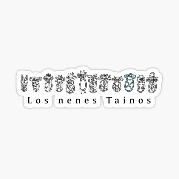 Vista previa del artículo con la obra «Los nenes Taínos», diseñado y vendido por SoLunAgua ..