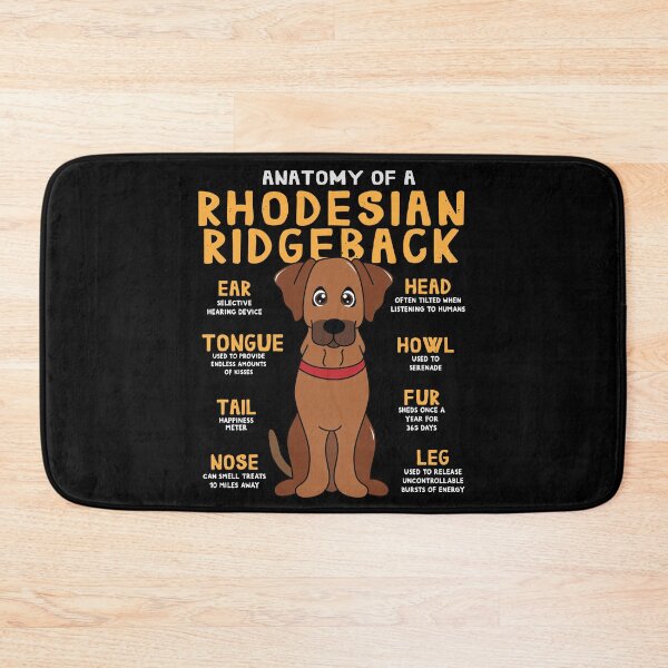 Item preview, Anatomy of Rhodesian Ridgeback Dog designed and sold by rafaeltto.