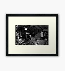 The Shed Needs A Tidy Up Framed Print