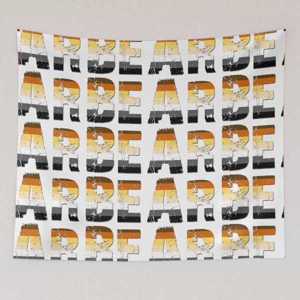 Item preview, Gay bear Rainbow text designed and sold by MadAnt.
