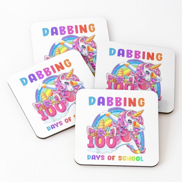 Item preview, Dabbing Through 100 Days Of School Dabbing Unicorn Gift T Shirt designed and sold by David-Warner.