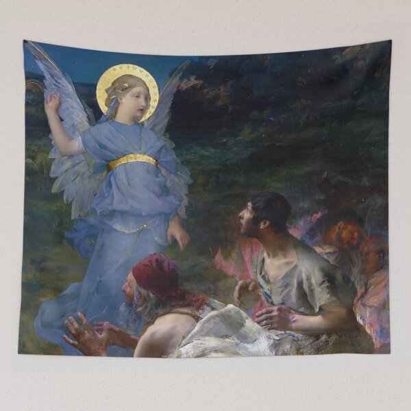 Artikelvorschau, Die Verkündigung an die Hirten von Jules Bastien-Lepage (1875) entworfen und verkauft von allhistory.