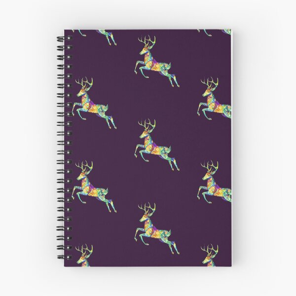 Item preview, Jumping Deer - Colourful Animal Illustration designed and sold by SeraphineArts.