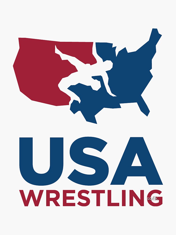 "USA Wrestling " Sticker for Sale by sofik Redbubble