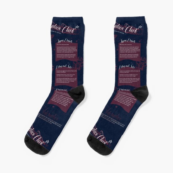Cuadro de información del tatuaje Calcetines