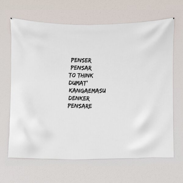 Item preview, Verb pensar to think designed and sold by Axel20.
