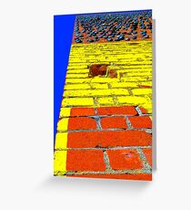 "Vertical Car Yard" Greeting Card