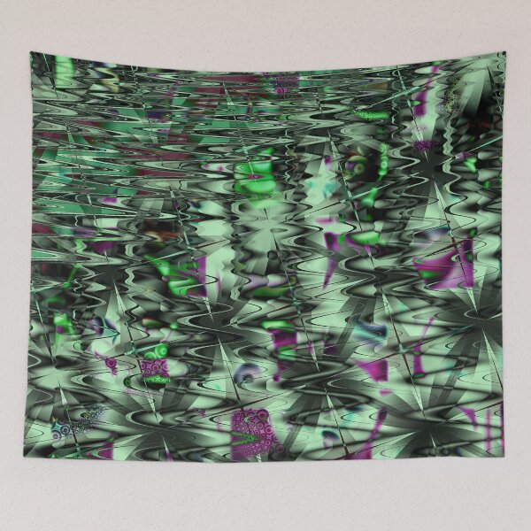 Item preview, Green waves. Ripples on the water designed and sold by ivanoel.