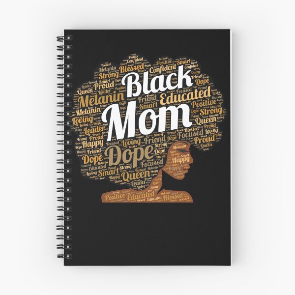 Item preview, Black Mom Art Words In Afro for Mother's Day designed and sold by blackartmatters.