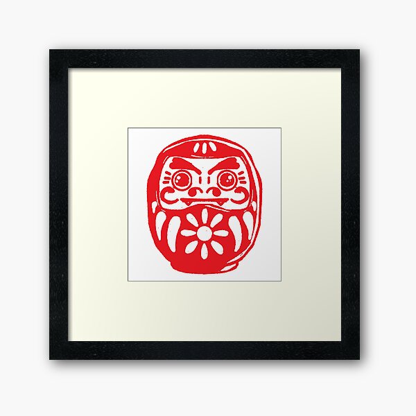 Daruma Impression encadrée