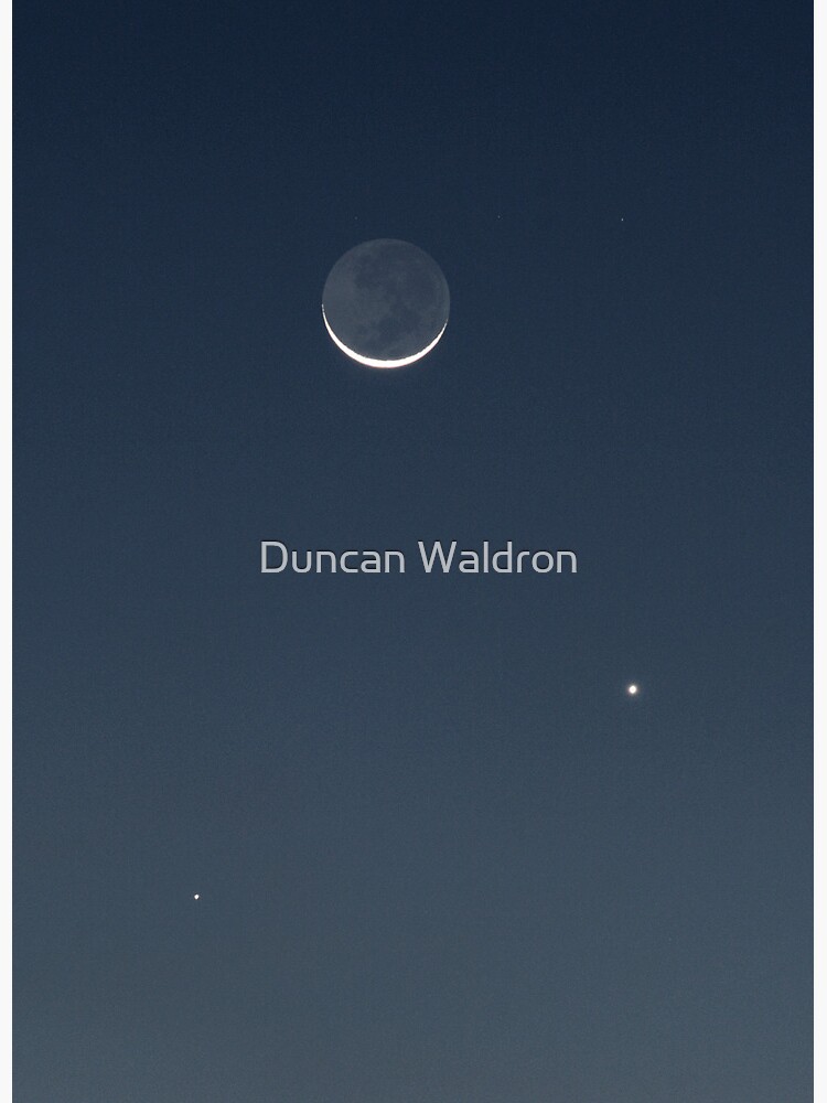 Moon, Mercury & Venus in conjunction by DuncanW
