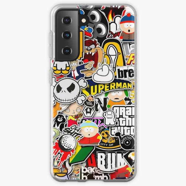 Sticker Bomb Samsung Galaxy Soft Case