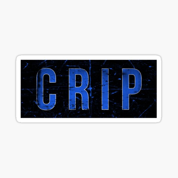 Crip Stickers Redbubble - crip decal roblox