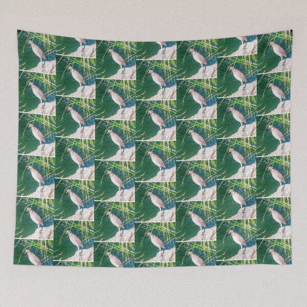 Item preview, BLUE HERON AROUND LAKE designed and sold by JAYMILO.