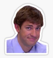 Jim's Smirk - The Office Sticker