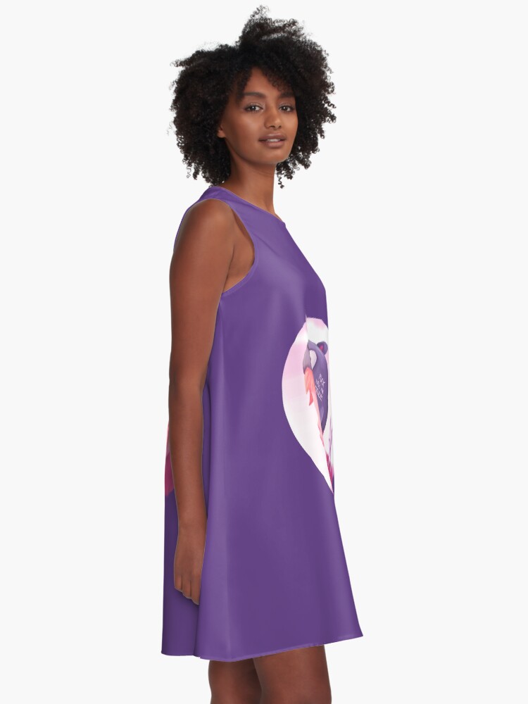Vista alternativa de Vestido acampanado I'm Free by Fran Ferriz