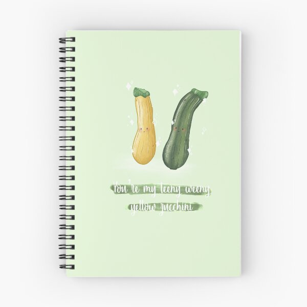 Item preview, You're my teeny weeny yellow zucchini pun card designed and sold by AliciaBarten.