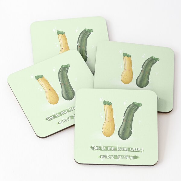 Item preview, You're my teeny weeny yellow zucchini pun card designed and sold by AliciaBarten.