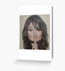 Womens secrets - SSHHHH Greeting Card