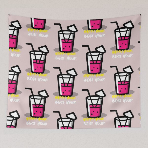 Item preview, Happy hour, Best hour- Cocktail designed and sold by EvaWolf.
