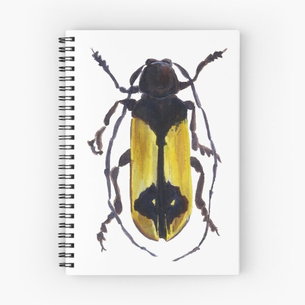 Item preview, Insect Bug Yellow beetle Watercolor Phosphorus Jansoni designed and sold by Alheix.
