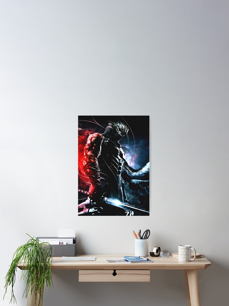 Ninja Gaiden Ryu Hayabusa Poster for Sale by SyanArt | Redbubble, image size:750x1000