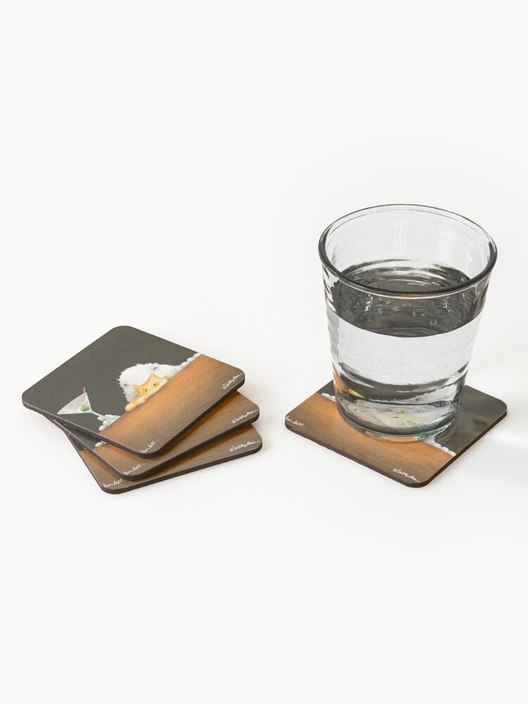 Alternate view of Will Bullas / art print / bar bill / duck Coasters (Set of 4)
