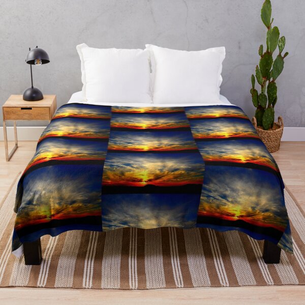 Item preview, Interesting scene with filamentous clouds and alternating cold and warm colours of the sky designed and sold by Kristina Drozd.