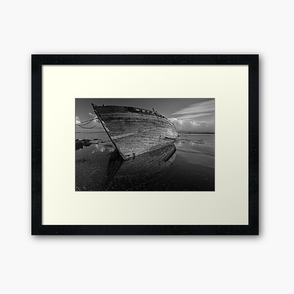 Reflections on Dereliction - Salen, Isle of Mull, Scotland Framed Art Print