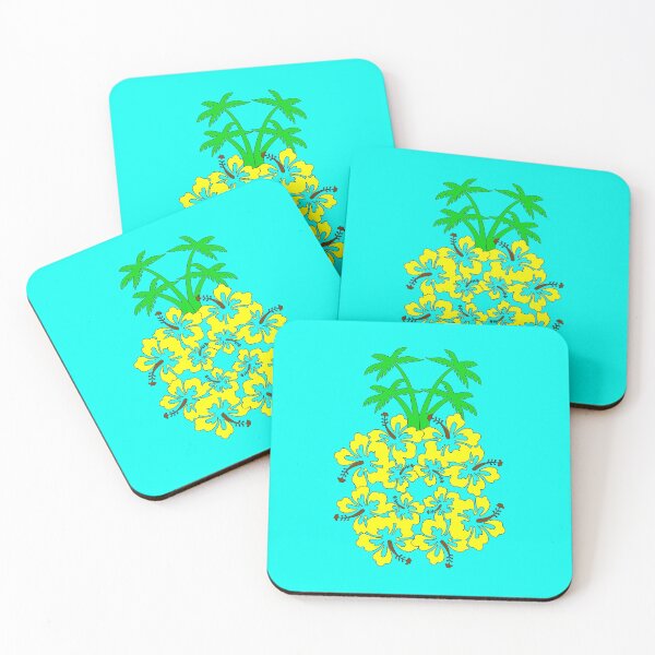 Item preview, Hibiscus flower pineapple designed and sold by ShakaBro.