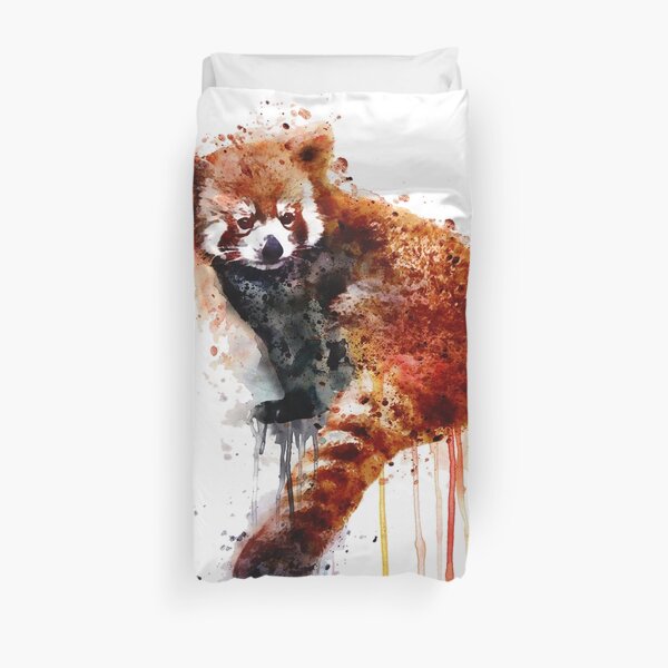 Red Panda Duvet Cover