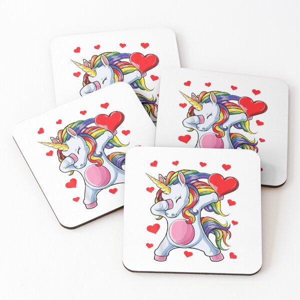 Item preview, Dabbing Unicorn Heart Valentine S Day Gift Kids Boys Girls T Shirt designed and sold by David-Warner.