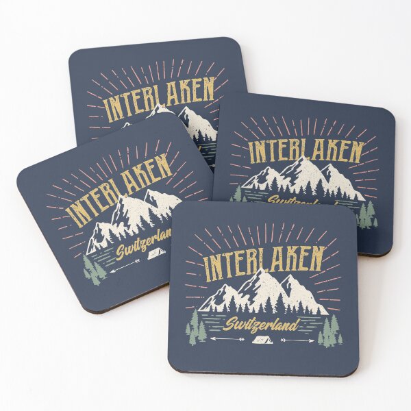 Item preview, Interlaken Switzerland Mountain Design on Back designed and sold by Si Li.